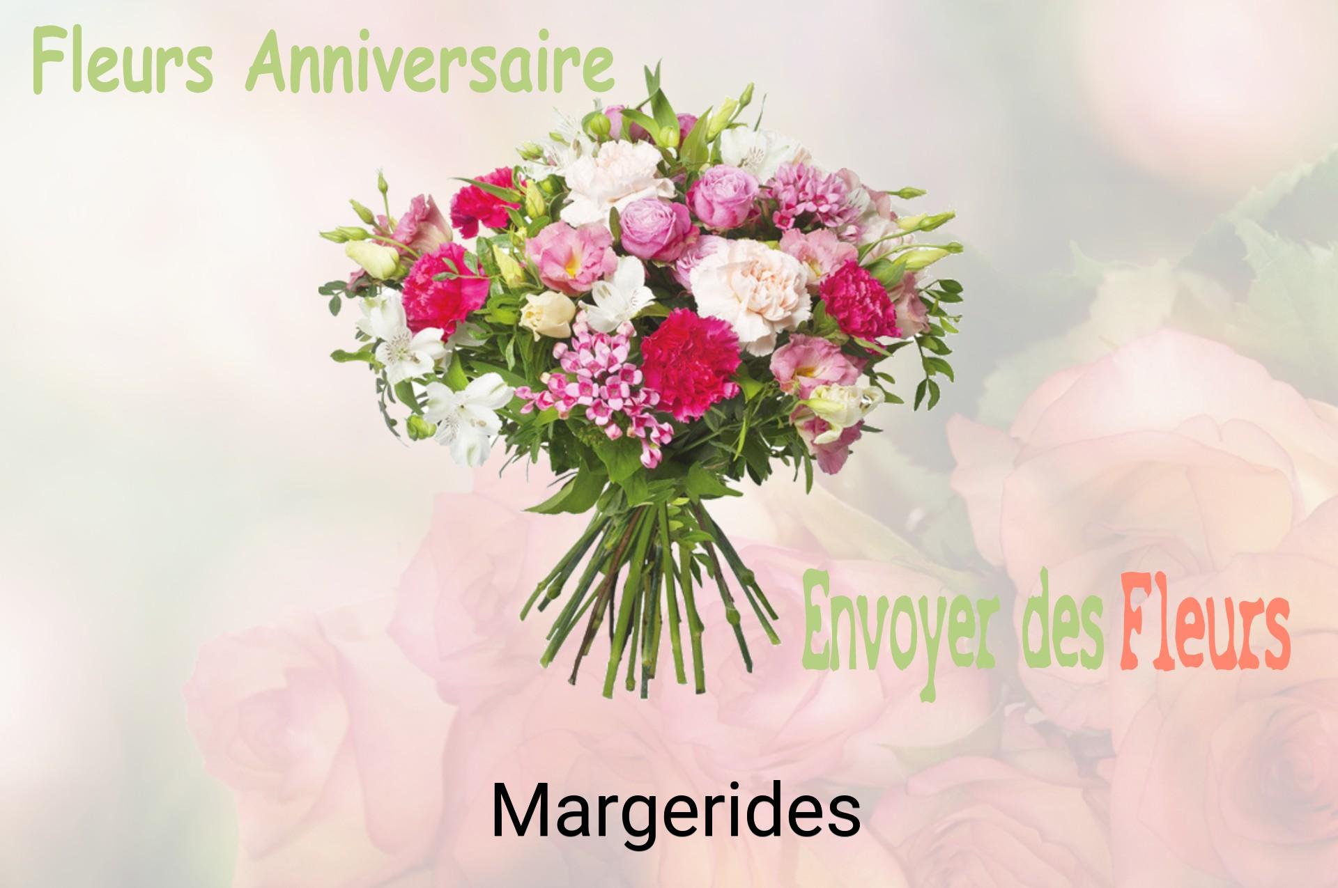 Bouquet de fleurs d’anniversaire livré à Margerides